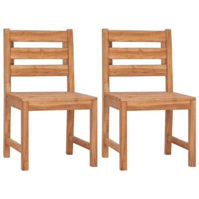 vidaXL 5 Piece Garden Dining Set Solid Wood Teak