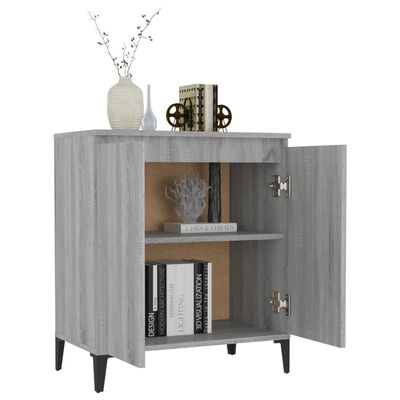 vidaXL Sideboard Grey Sonoma 60x35x70 cm Engineered Wood