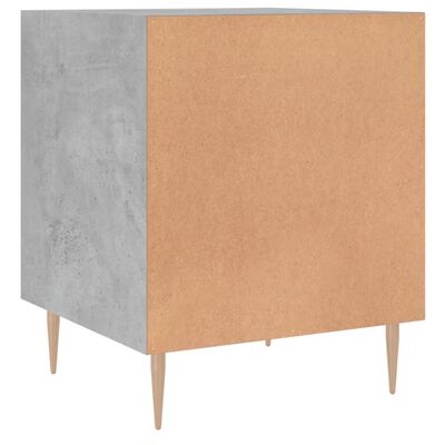 vidaXL Bedside Cabinets 2 pcs Concrete Grey 40x40x50 cm Engineered Wood