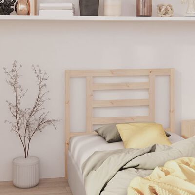 vidaXL Bed Headboard 106x4x100 cm Solid Wood Pine