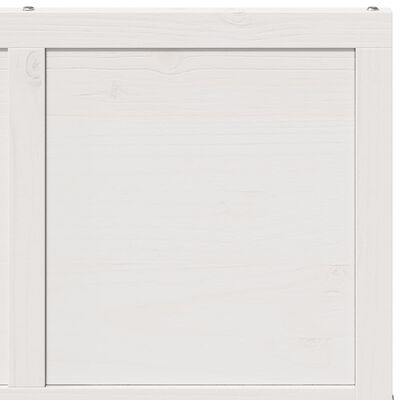 vidaXL Barn Door White 80x208 cm Solid Wood Pine