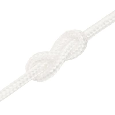 vidaXL Boat Rope Full White 3 mm 100 m Polypropylene