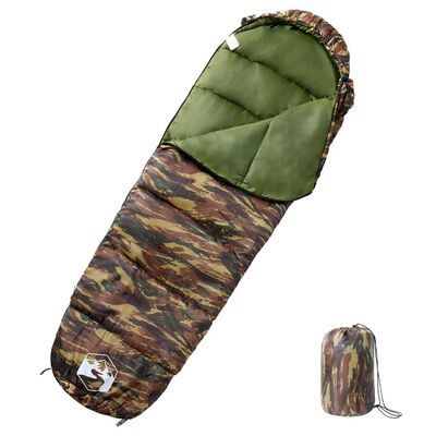 vidaXL Mummy Sleeping Bag for Adults Camping 3 Seasons