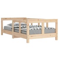 vidaXL Kids Bed Frame 70x140 cm Solid Wood Pine