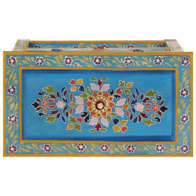 vidaXL Sideboard Turquoise 55x30x76 cm Solid Wood Mango