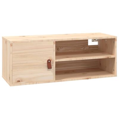 vidaXL Wall Cabinets 2 pcs 80x30x30 cm Solid Wood Pine