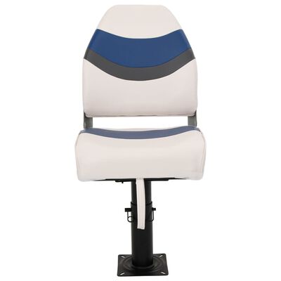 vidaXL Boat Seat with Pedestal Height Adjustable 360° Rotatable