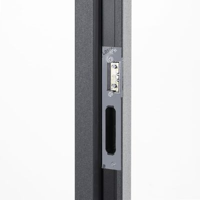 vidaXL Front Door Anthracite 110x207.5 cm Aluminium