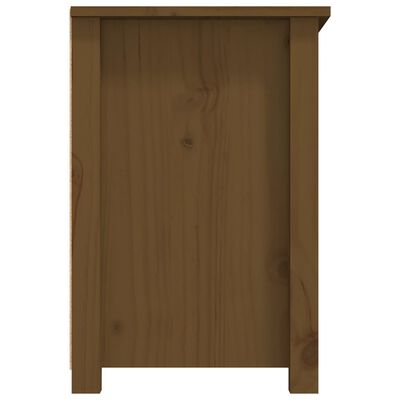 vidaXL TV Cabinet Honey Brown 79x35x52 cm Solid Wood Pine