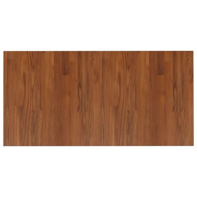 vidaXL Bathroom Countertop Dark Brown 100x50x1.5cm Treated Solid Wood