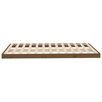 vidaXL Bed Frame without Mattress Honey Brown 120x200 cm Solid Wood Pine