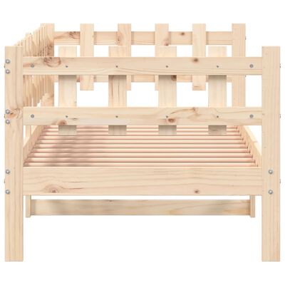 vidaXL Day Bed without Mattress 90x200 cm Solid Wood Pine