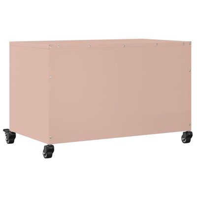 vidaXL TV Cabinet Pink 68x39x43.5 cm Steel