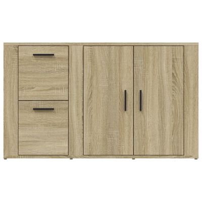 vidaXL Sideboard Sonoma Oak 100x33x59.5 cm Engineered Wood