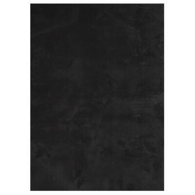 vidaXL Rug HUARTE Short Pile Soft and Washable Black 120x170 cm