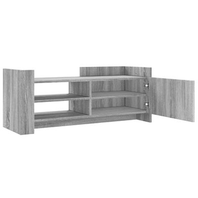 vidaXL TV Cabinet Grey Sonoma 100x35x40 cm Engineered Wood