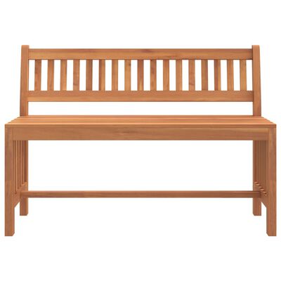 vidaXL Garden Bench 110 cm Solid Wood Eucalyptus