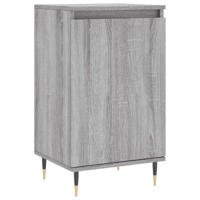 vidaXL Sideboards 2 pcs Grey Sonoma 40x35x70 cm Engineered Wood