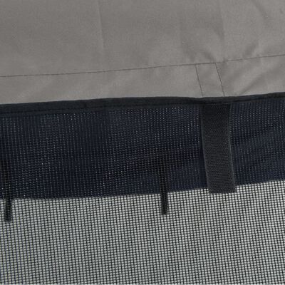 vidaXL 4-bow Bimini Top with Mesh Sidewalls 243x(170-182)x137 cm