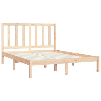 vidaXL Bed Frame without Mattress Solid Wood Pine 160x200 cm