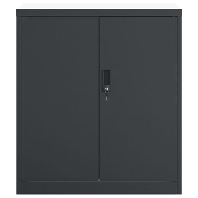 vidaXL File Cabinet Anthracite 79x40x90 cm Steel