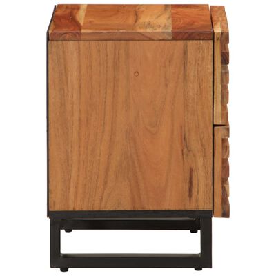 vidaXL Bedside Cabinets 2 pcs 40x34x46 cm Solid Wood Acacia