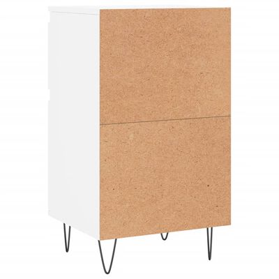 vidaXL Sideboards 2 pcs White 40x35x70 cm Engineered Wood