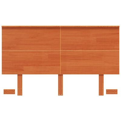 vidaXL Headboard Wax Brown 135 cm Solid Wood Pine