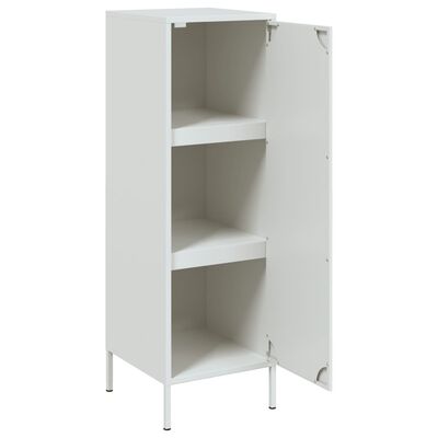 vidaXL Highboard White 36x39x113 cm Steel