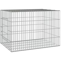 vidaXL Rabbit Cage 78x54x54 cm Galvanised Iron