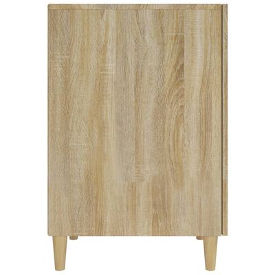 vidaXL Desk Sonoma Oak 140x50x75 cm Engineered Wood