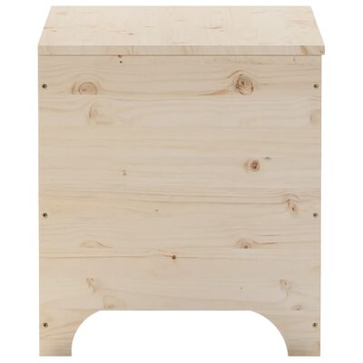 vidaXL Storage Box with Lid RANA 60x49x54 cm Solid Wood Pine