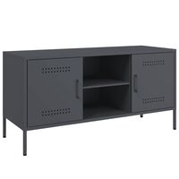 vidaXL TV Cabinet Anthracite 100.5x39x50.5 cm Steel