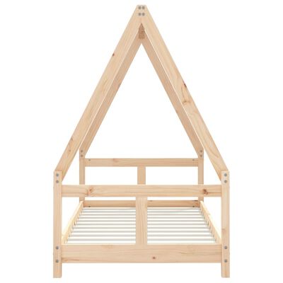 vidaXL Kids Bed Frame 80x160 cm Solid Wood Pine