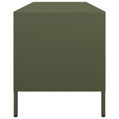 vidaXL TV Cabinet Olive Green 135x39x43.5 cm Cold-rolled Steel