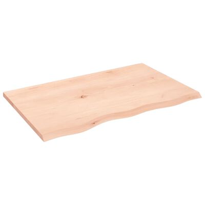 vidaXL Bathroom Countertop 80x50x2 cm Untreated Solid Wood