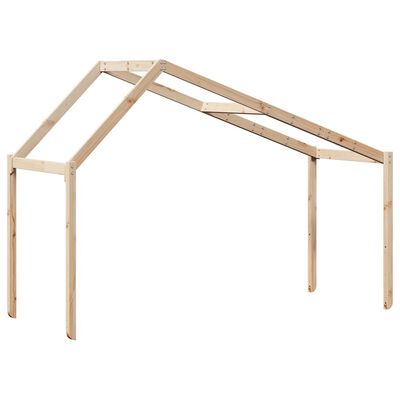 vidaXL Kids' Bed Roof 203x80.5x142 cm Solid Wood Pine