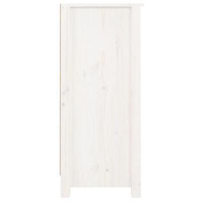 vidaXL Sideboards 2 pcs White 40x35x80 cm Solid Wood Pine