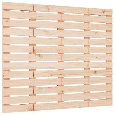 vidaXL Wall Headboard 106x3x91.5 cm Solid Wood Pine