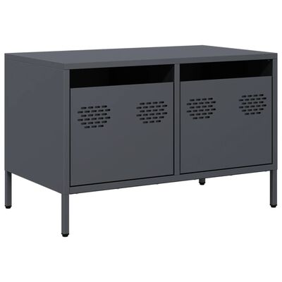 vidaXL TV Cabinet Anthracite 68x39x43.5 cm Cold-rolled Steel