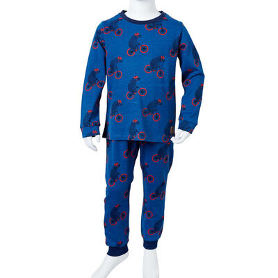 Kids' Pyjamas with Long Sleeves Petrol 128