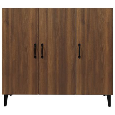 vidaXL Sideboard Brown Oak 90x34x80 cm Engineered Wood