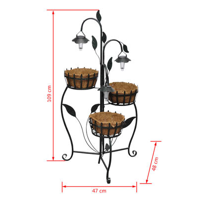 Solar LED Plant Rack