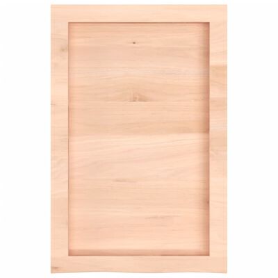 vidaXL Bathroom Countertop 40x60x(2-4) cm Untreated Solid Wood