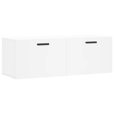 vidaXL Wall Cabinet White 100x36.5x35 cm Engineered Wood