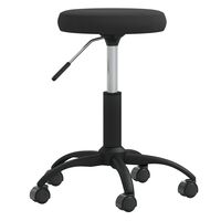 vidaXL Office Swivel Chair Black Velvet