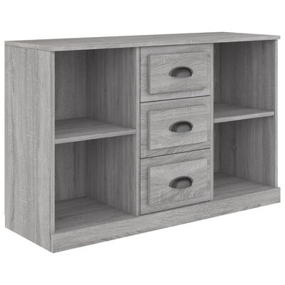 vidaXL Sideboard Grey Sonoma 104.5x35.5x67.5 cm Engineered Wood