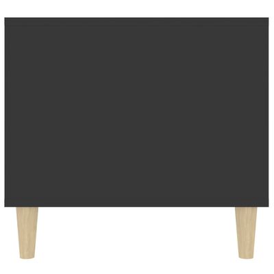 vidaXL Coffee Table Black 90x49x45 cm Engineered Wood