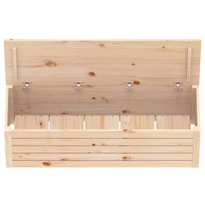 vidaXL Storage Box 109x36.5x33 cm Solid Wood Pine