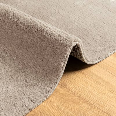 vidaXL Rug HUARTE Short Pile Soft and Washable Sand 240x340 cm